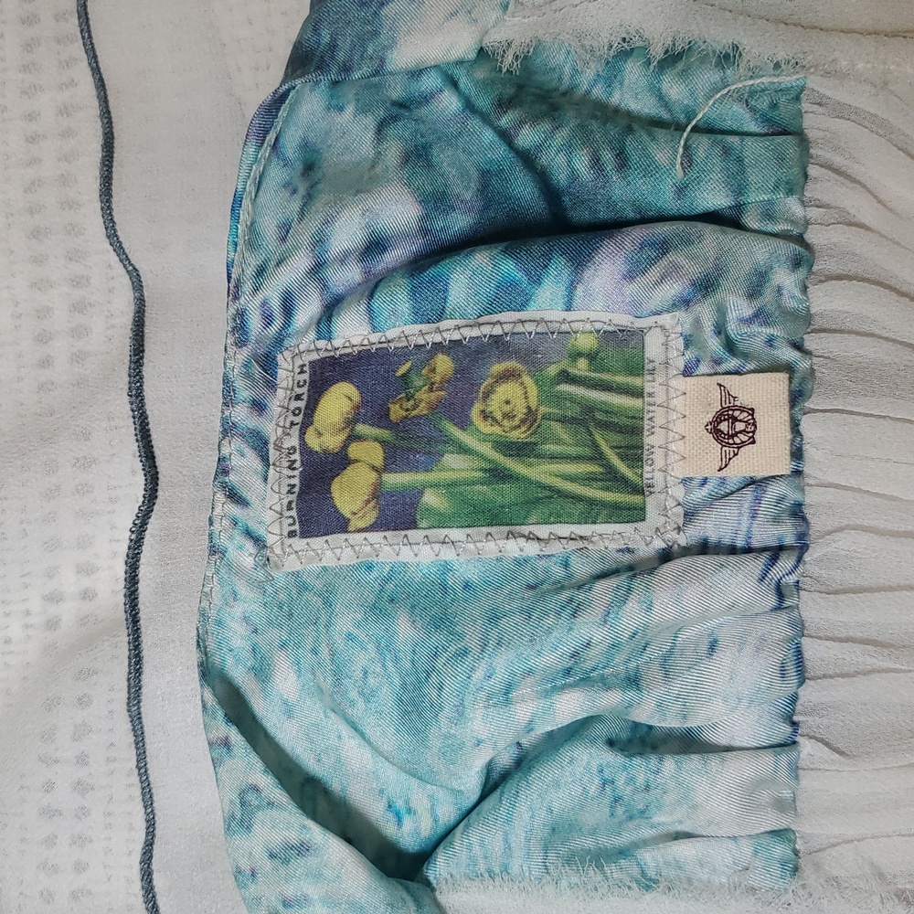 ๐ Anthropologie Burning Torch Eames Silk Tank - Picture 6 of 8